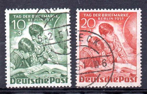 Berlin Nº Yvert 66/67 Valor catalogo 85.0€ Nº MIchel 80/81 (o)
